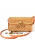 Ata long wallet bag with ribbon clip